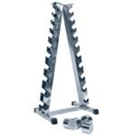 Rack de Mancuernas Cromadas 10 Pares - Image 4