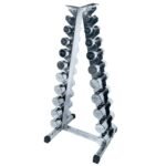 Rack de Mancuernas Cromadas 10 Pares