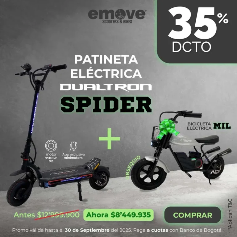 Patineta eléctrica Dualtron Spider