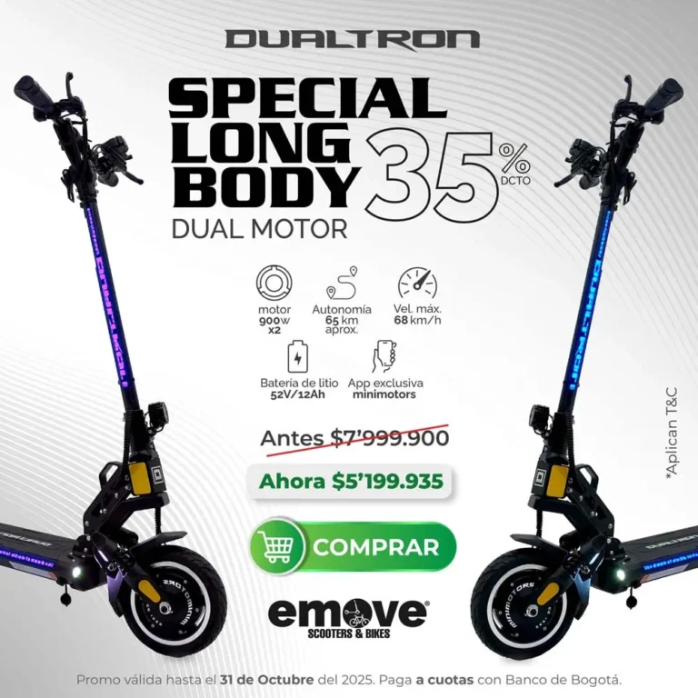 Patineta eléctrica Dualtron Special Long Body (Dual Motor)